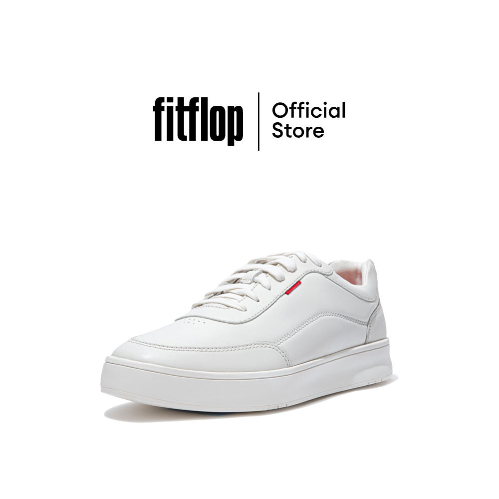 FITFLOP RALLY X LEATHER รองเท้าผ้าใบผู้ชาย รุ่น DR6-024 สี WHITE