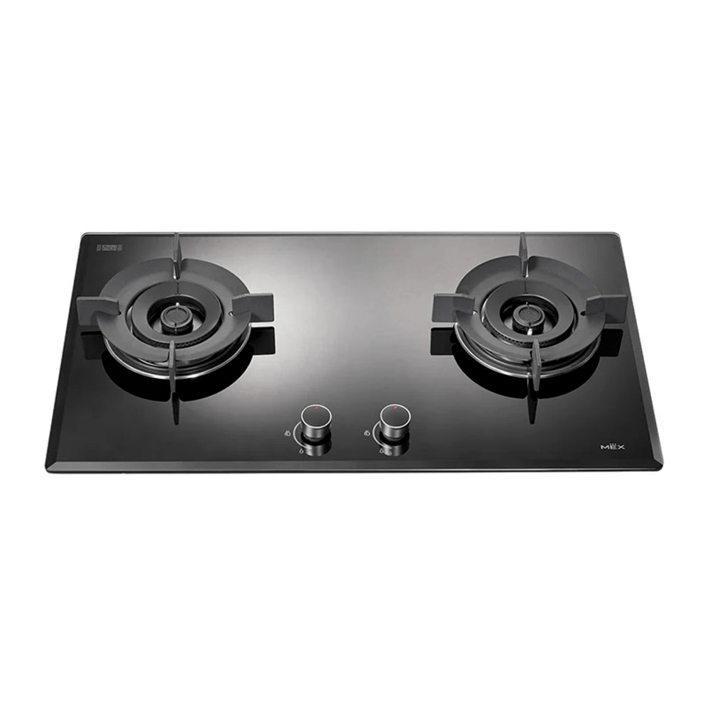 closeofficalshop MEX เตาแก๊สแบบฝังหน้ากจะจก 2 หัวเตา V7812MHR  สินค้าดีมีคุณภาพ