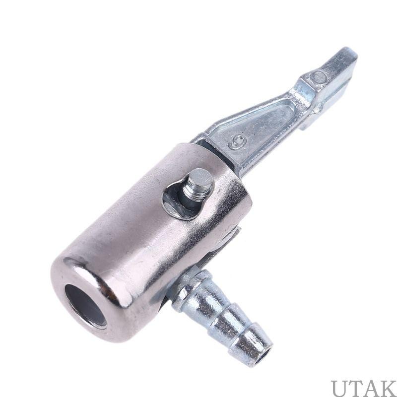 Utake Air Compressor Inflator Tyre Chuck พร ้ อม Barb Connector Hose Repair Inflate Chuck