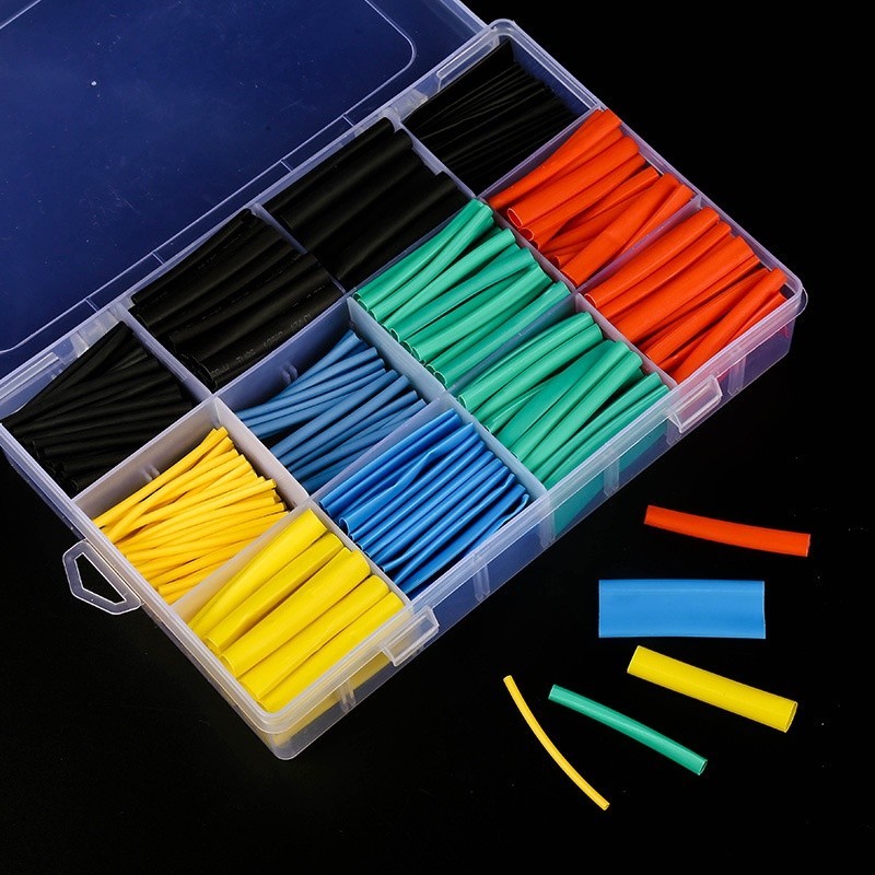 ปลอกหุ้มสายไฟ Wire protection sleeve ท่อหดสายไฟ ท่อหดความร้อน หุ้มสายไฟ หลายขนาด