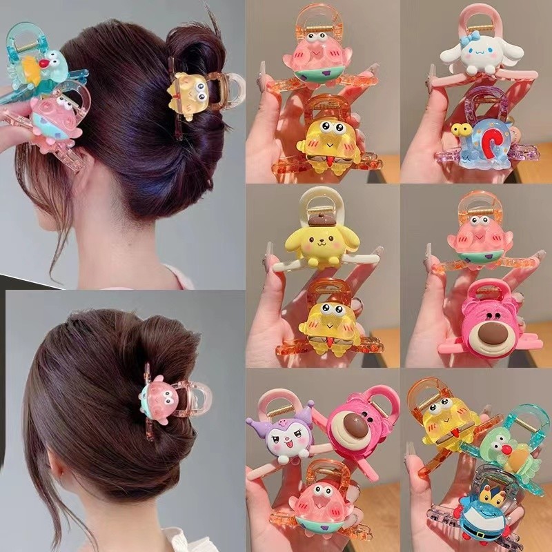 การ ์ ตูน SpongeBob Patrick อุปกรณ ์ เสริมผมสําหรับสาวหวานและน ่ ารักสาวกิ ๊ บติดผมเด ็ กอุปกรณ ์ เสริมผม