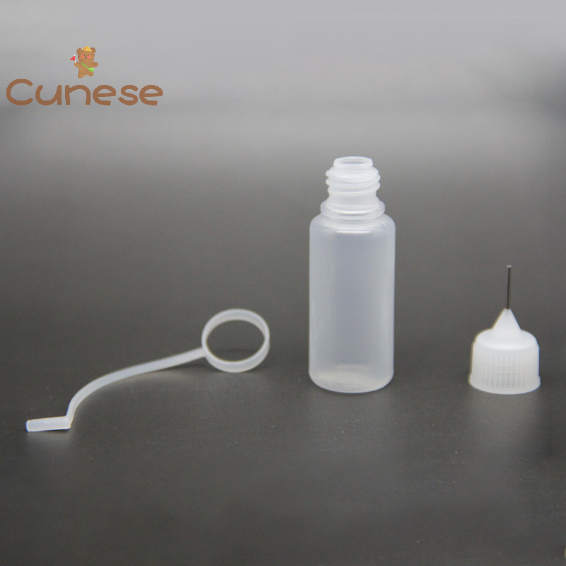 [Cunese ] 10ml Tip Bottle Applicator Bottle สําหรับเครื ่ องมือแต ่ งหน ้ าน ้ ํามันปากแหลมสี [ ใหม ่ ]