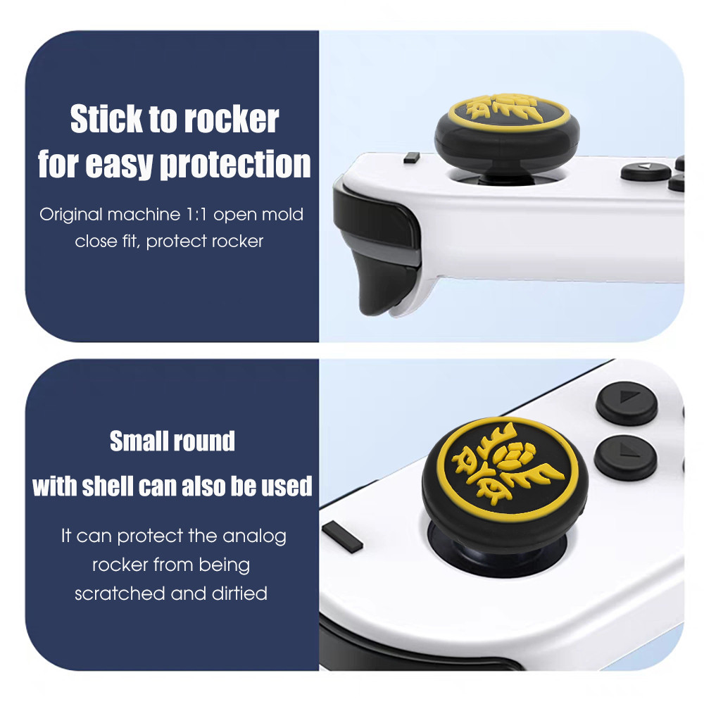 2/4 ชิ้นซิลิโคน Cat Paw Thumb Stick Grip Cap - Nintendo Switch Lite เกมคอนโซลควบคุมกรณี - จอยสติ๊กน่ารักฝาครอบ - Thumbstick ป้องกันอุปกรณ์เสริม - Stick Protector Caps