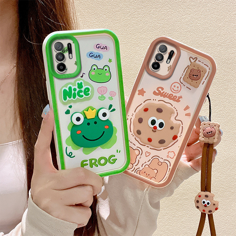 เคส oppo reno 6z 5g Tianyan 3D การ์ตูนตุ๊กตาเคสโทรศัพท์สําหรับ oppo reno 6z 5g กรณี oppo reno 5z 5g 