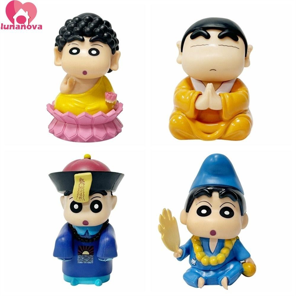 Lunanova Crayon Shin-Chan รูป, Cos Lord Buddha ของเล่น Shinnosuke Nohara รูป, ของเล่นเด็กอะนิเมะ PVC รูปปั้น 10 ซม.คอลเลกชัน