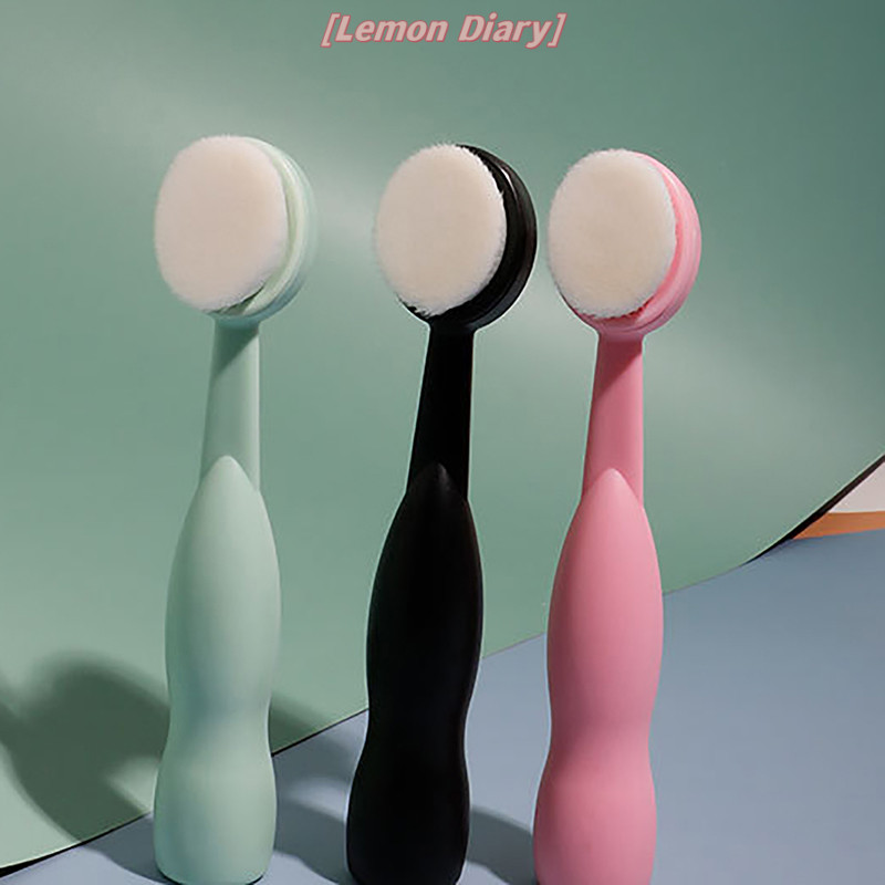 แอลดี| Abs Facial Brush Deep Cleanser สิวหัวดํา Pore Exfoliag แปรงนวดหน้า เครื่องมือล้างหน้าแบบพกพา ใหม่