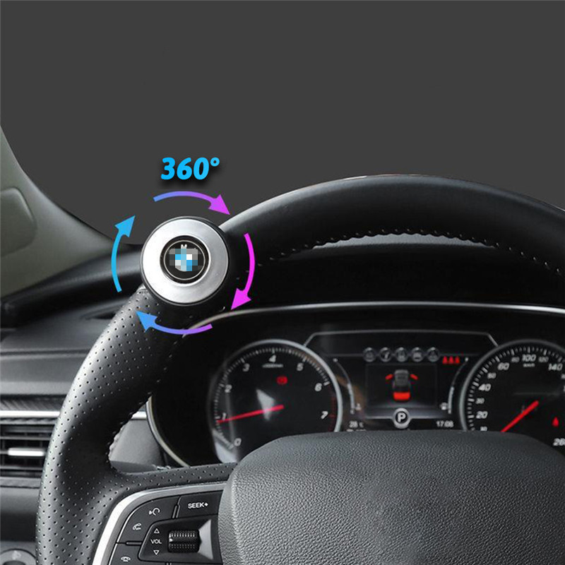 จัดแต่งทรงผมรถพวงมาลัย Assisted Ball Booster Spin Knob สําหรับ BMW E90 E38 F10 E91 E46 E39 F30 E87 E