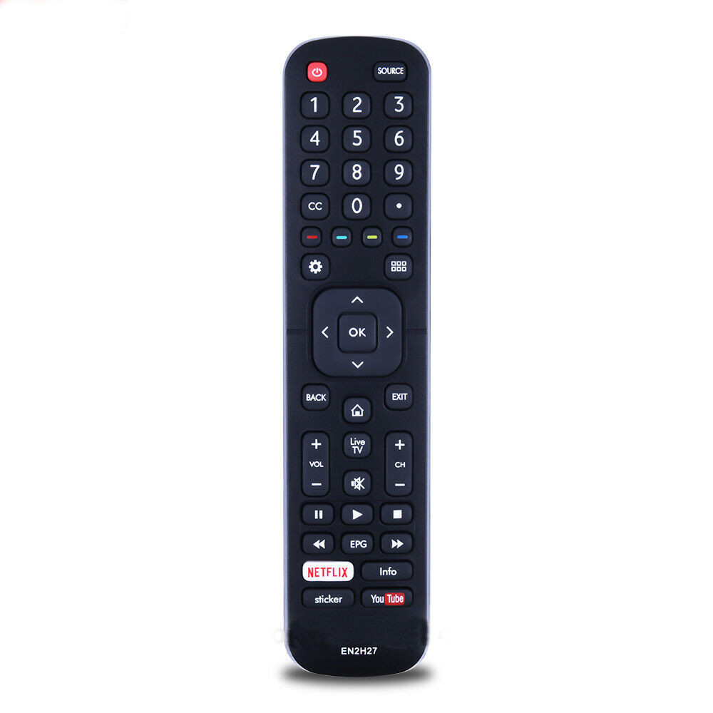 EN2H27 รีโมทคอนโทรลสําหรับ Hisense LED สมาร์ททีวี EN2H27B EN2H27HS ER-3607R ER-226