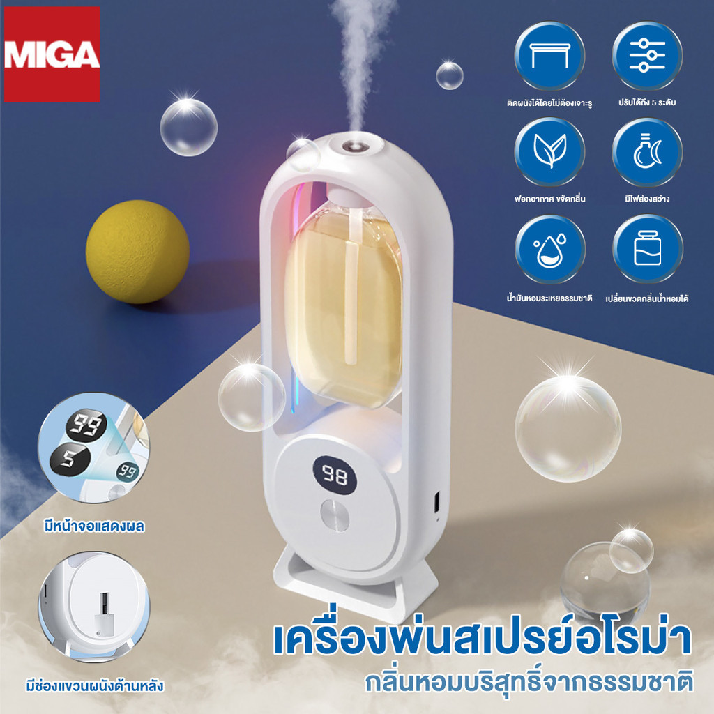 (สินค้าคุณภาพ👍)เครื่องพ่นน้ำหอมอัตโนมัติในห้อง ฟอกอากาศ ชาร์จ USB น้ําหอมปรับอากาศในห้อง เครื่องฟอกอากาศอัตโนมัติ