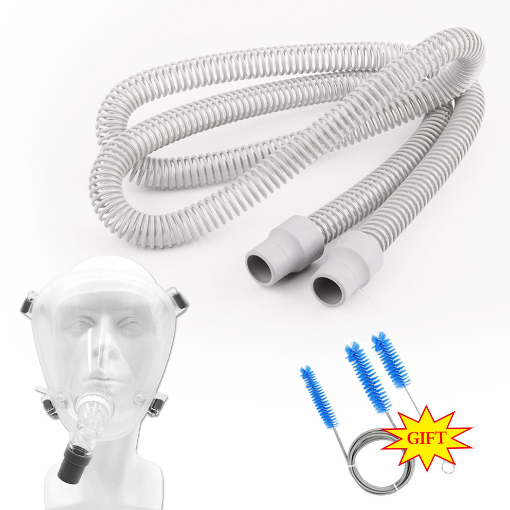 Salorie CPAP เครื่องช่วยหายใจ Universal ท่อ 180 ซม.ขยายท่อ CPAP ท่อซิลิโคน CPAP อุปกรณ์เครื่องช่วยหายใจ 180 ซม.
