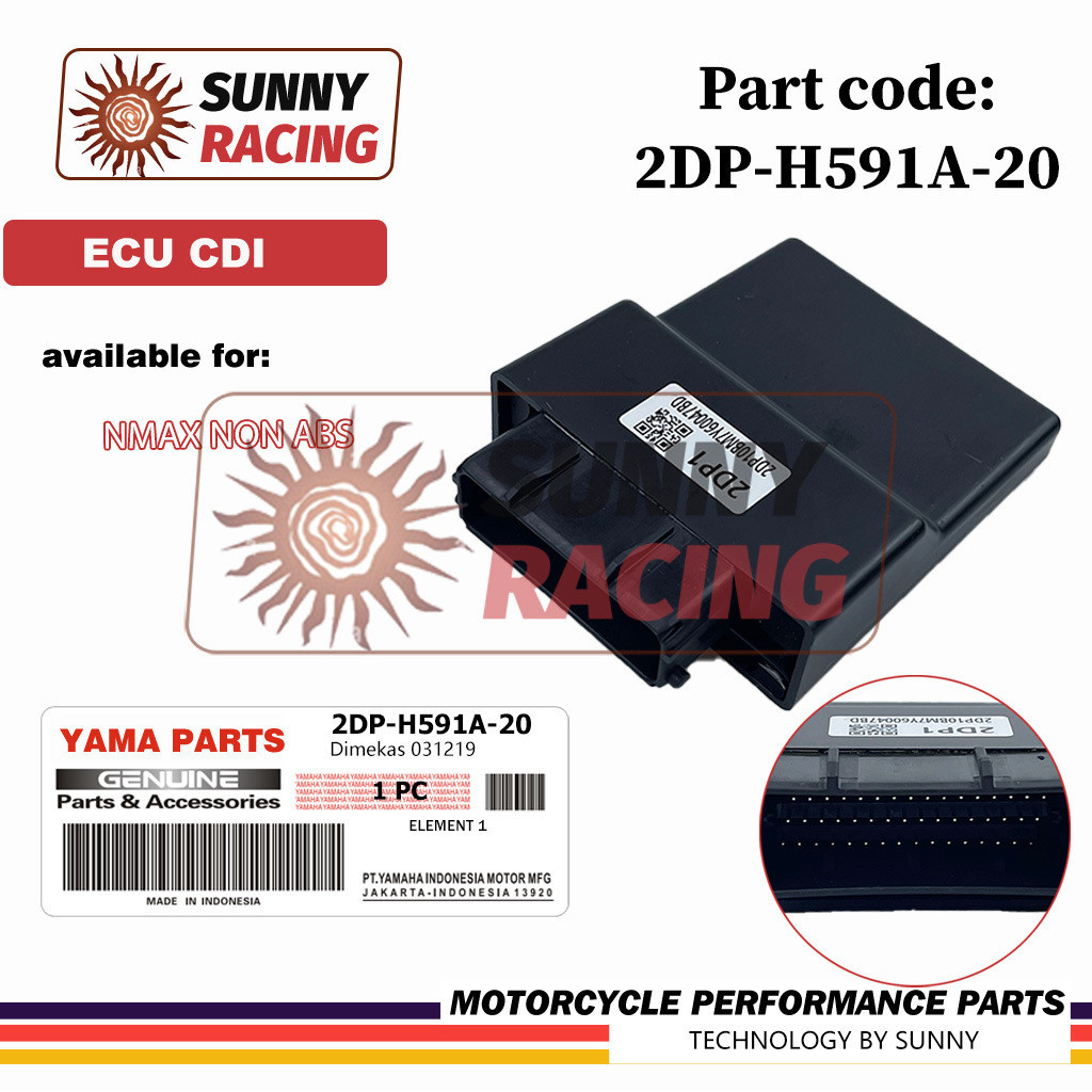 Ecu NMAX ABS 2DP1 NMAX NON ABS 2DP1 กล่อง ECU กล่องไฟ กล่องปลดรอบ Abs