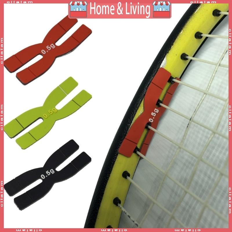 Ci 3 ชิ้นแบดมินตัน 0 5 กรัมหัวแร็กเก็ตสมดุลแถบรูปตัว H เทนนิส Racquet น้ําหนัก