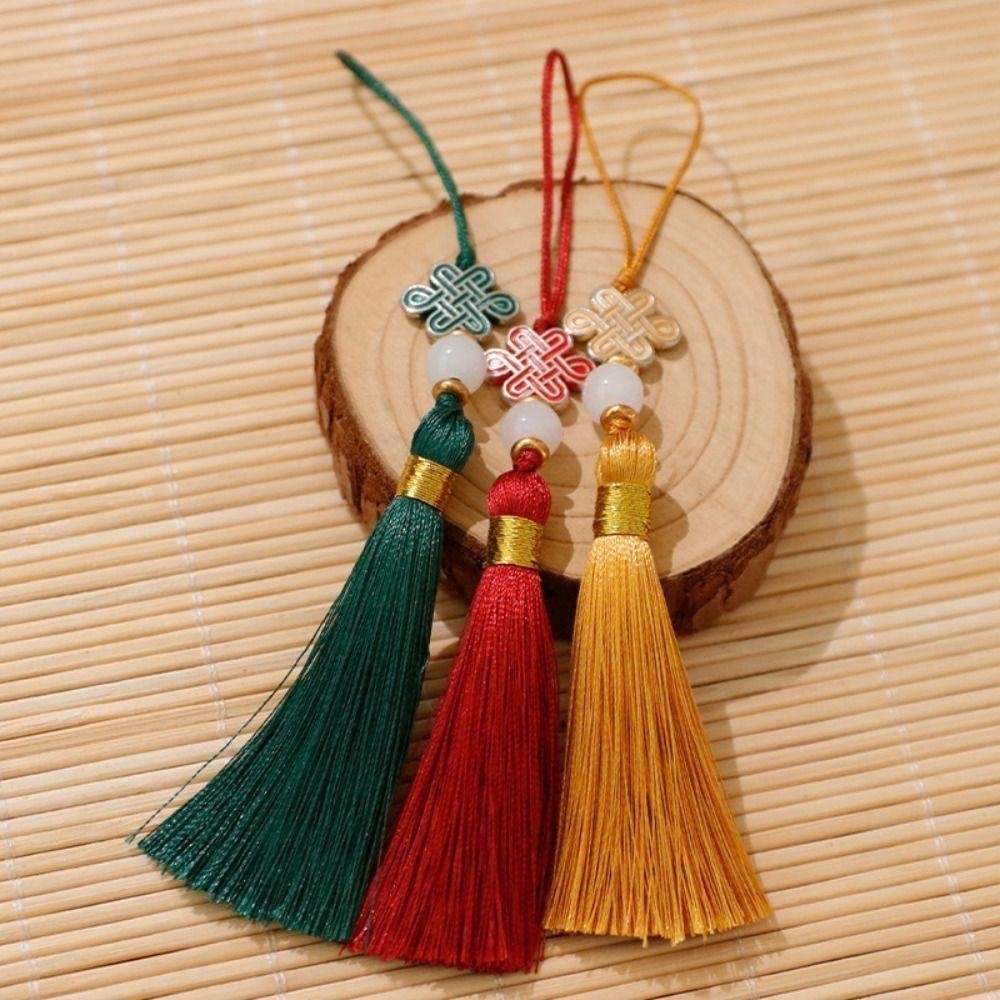 พู่โทรศัพท์แบบจีน สไตล์สวยงามสำหรับเสื้อผ้าและกระเป๋า พร้อมแขวนประดับ - รูปที่ 7