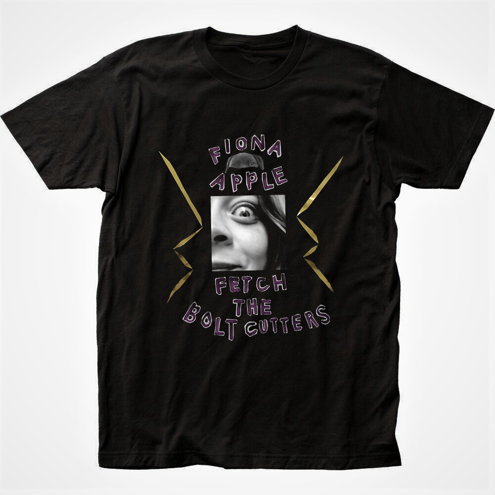 Fiona Apple Fretch The Bolt Cutters 90S เสื้อยืดผ้าฝ้ายสีดํา