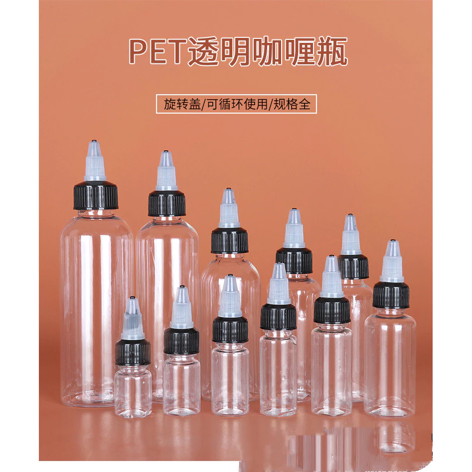 ขวดเจลใสจุด 30ml 50ml 100ml พลาสติก บีบยา thumbnail 7