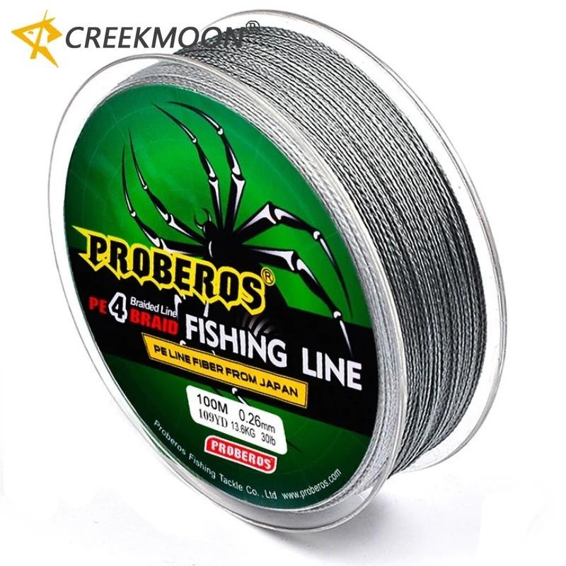 100m 0.1 มม.-0.6 มม.ถักสายตกปลา 6LB-100LB ญี่ปุ่น PE สาน Multifilament line อุปกรณ์ตกปลา PE สายตกปลา