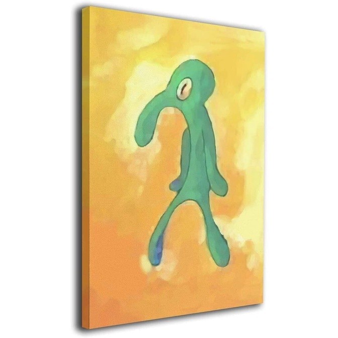 1Pcs Canvas Print Kdark Bold and Brash Canvas Prints Wall Art Wooden Frame Abstract Paintings