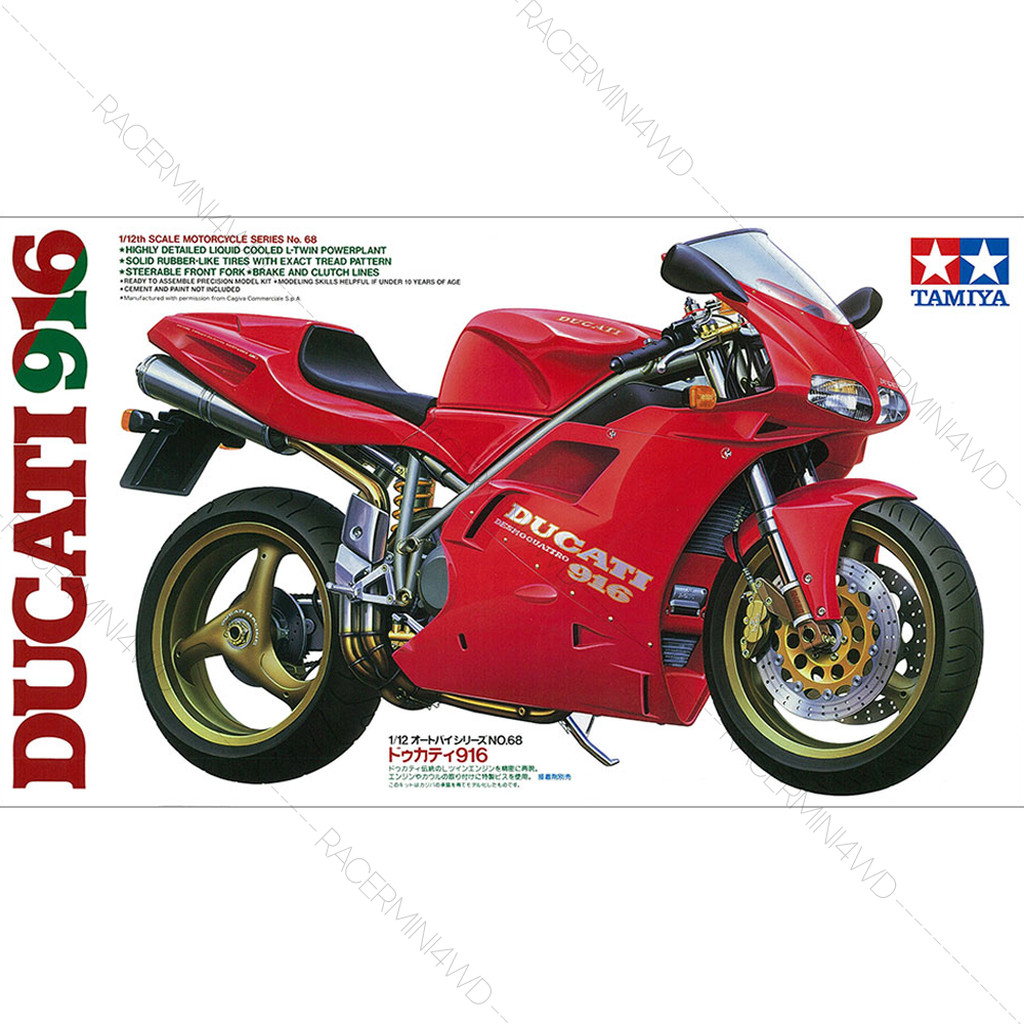 TAMIYA 14068 1/12 Model Kit Ducati 916
