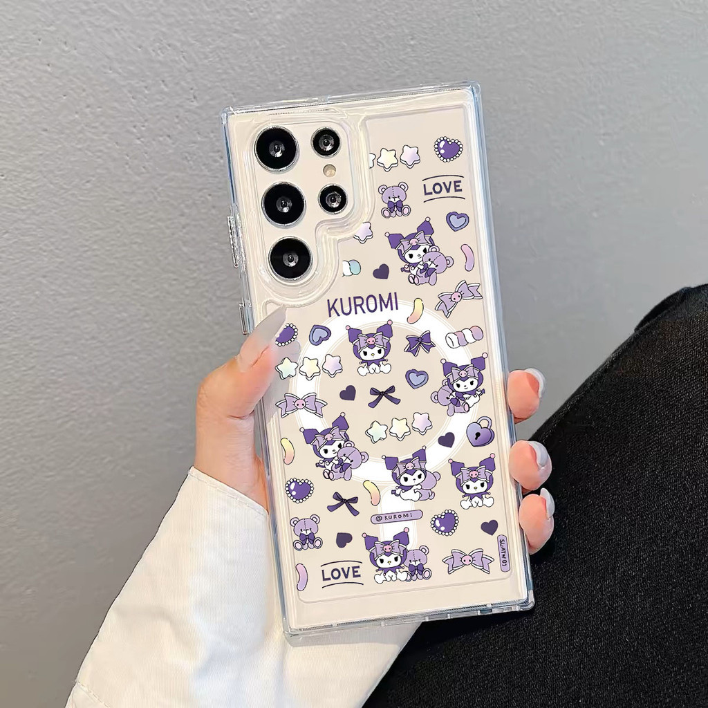 เคสแม่เหล็ก ชาร์จได้  รุ่น SAMSUNGA06 A07 A56 A36 A16 A17A55 A26  S25 S25Ultra S22 S21 S23 S24 S24fe Ultra fe/Plus Case