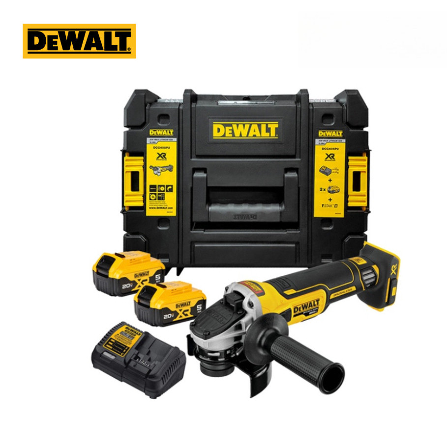🔥ส่งเร็ว ถูกสุด🔥DEWALT เครื่องเจียร์ 4 นิ้ว 18V รุ่น DCG405P2 ครบชุด เครื่องเจียร์ไร้สาย เครื่องเจีย
