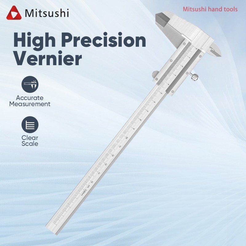 Mitsushi เวอร์เนียร์วัดความยาว150MM เวอร์เนียร์ คาลิปเปอร์ ลหะทั้งหมด Vernier caliper