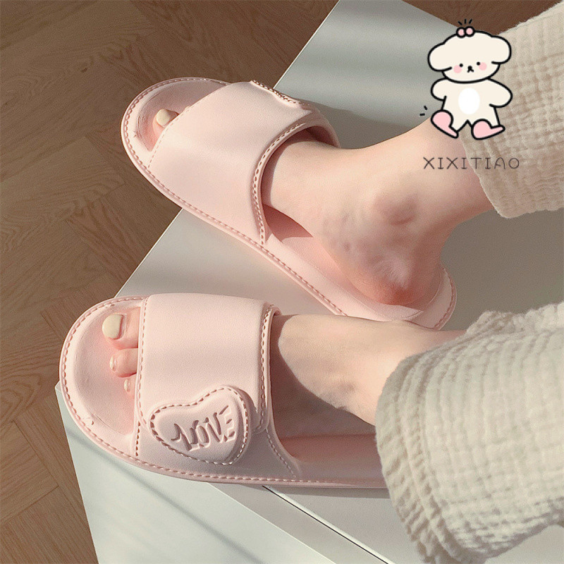 Xixtiao รองเท้าแตะหญิงเกาหลีรุ่นแฟชั่นในร่ม High-End Soft Sole eva ห้องน้ําสบาย