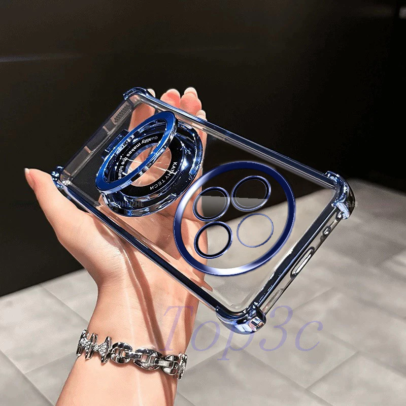 เคส Redmi 14C Bracket สไตล์ถุงลมนิรภัยป้องกันการตกเคสโทรศัพท์โปร่งใส CDSJ