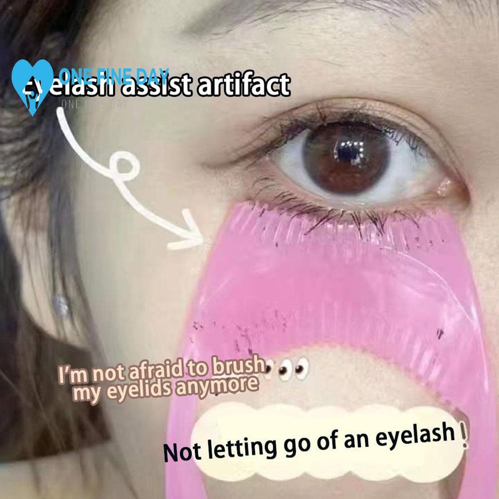 3-in-1 Eyelash Card Blocks ขนตาและป้องกันมาสคาร่าจาก Smudging มาสคาร่า Helper สําหรับ J5y9