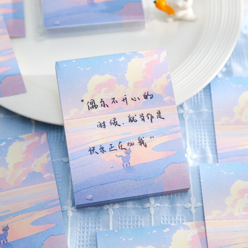 ไดลี่|80แผ่นเดิมภูมิทัศน์ สมุดบันทึก แฟนตาซีวาจาร์อินนักเรียนข้อความหมายเหตุ สมุดบันทึก การจัดสวนฐานวัสดุตกแต่งหมายเหตุหมายเหตุหมายเหตุหมายเหตุหมายเหตุ