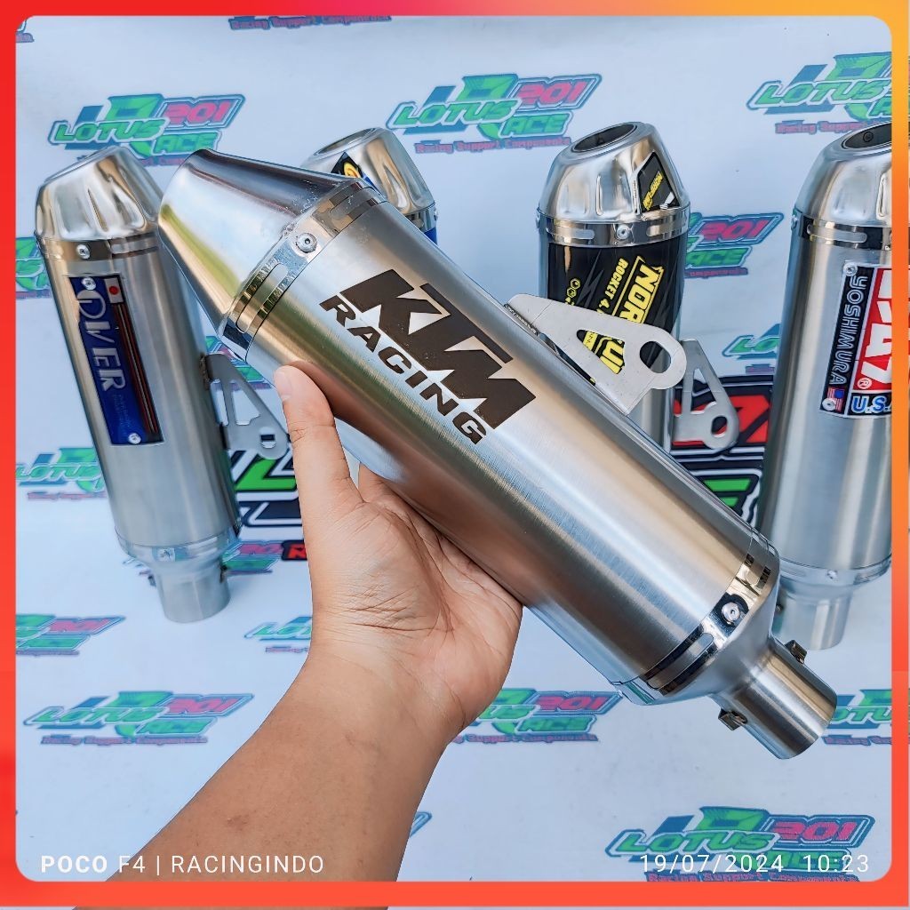 ท่อไอเสีย fmf f4 norifumi ktm มากกว่า 38 51 มม. สําหรับ ksr 110 xr 150 xr 200 dtm klx 150 crf 150 ฯลฯ corps