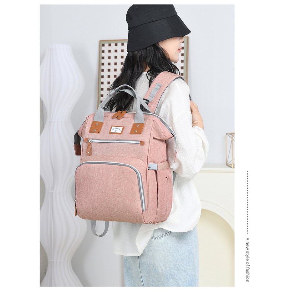 Mommy Bag Backpack Mommy Bag Baby Mommy Outing Travel Portable Mother Baby Bag Large Capacity Backpa