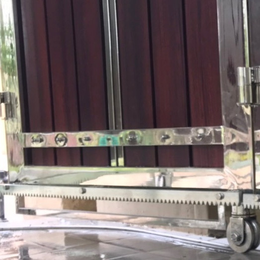 เฟืองสะพานประตูรีโมท ใช้กับมอเตอร์ประตูรีโมทแบบเลื่อน เฟืองสะพานประตูไฟฟ้า ความยาว 1 เมตร/เส้น รุ่นหนา 8 มม - รูปที่ 7