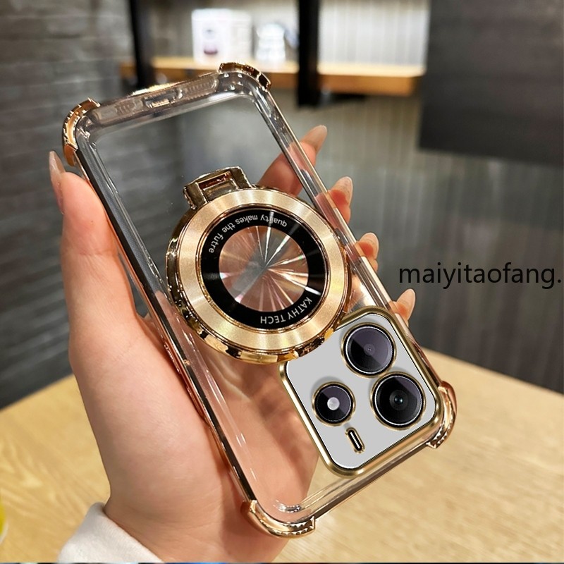 สําหรับ redmi note 14 pro 5g redmi note 14 4g 2024 Softcase ซิลิโคนกันกระแทกออกแบบใหม่ความงาม Lanyard กระจกแต่งหน้าผู้ถือ SJSFDD03