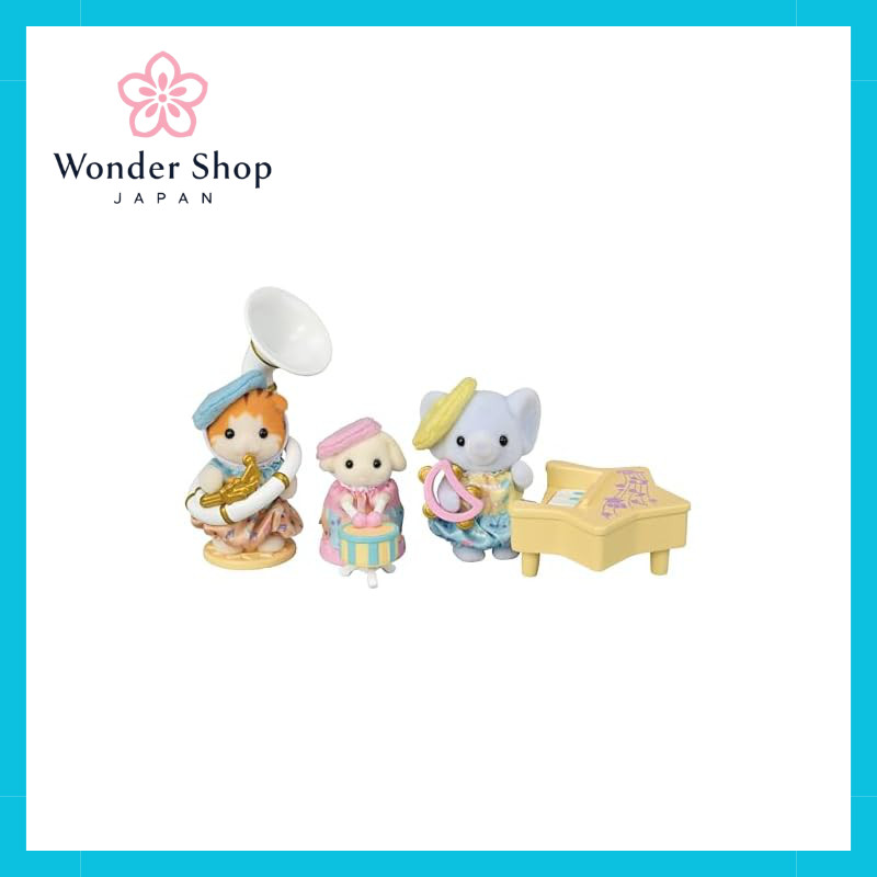 【Direct from Japan】
Sylvanian Families Preschool 【Preschool Presentation Set - Do Re Mi Music Band-】