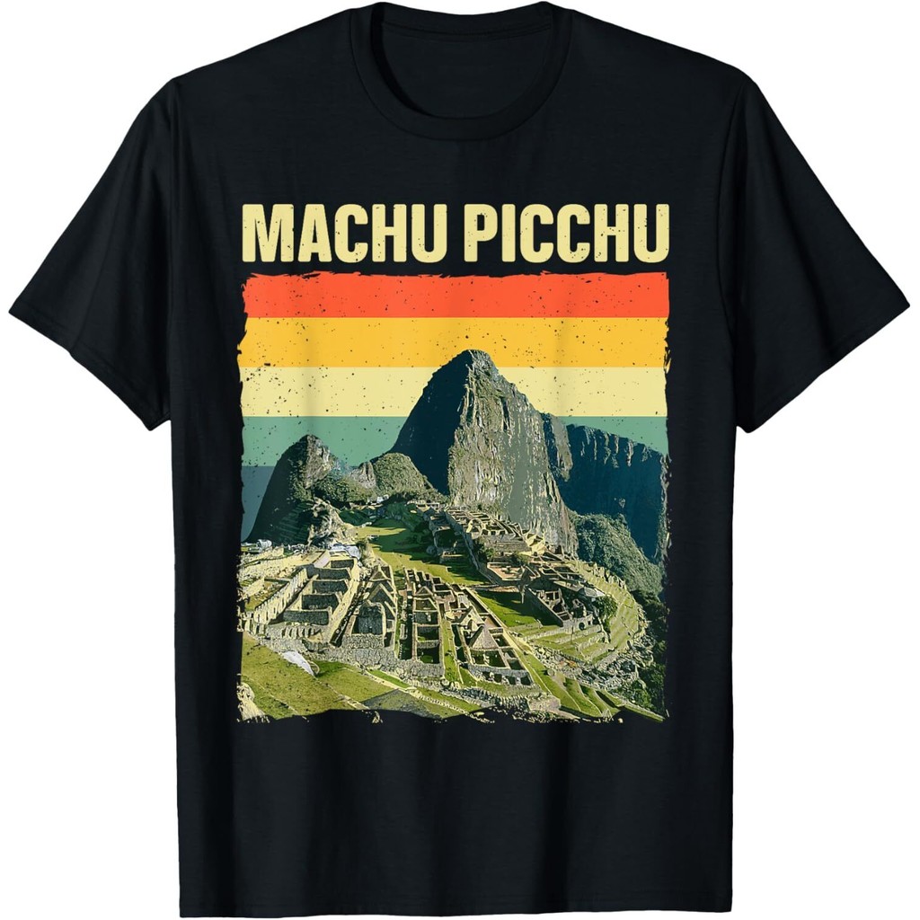 เสื้อยืด Machu Picchu Art สําหรับผู้ชาย Machu Picchu Peru