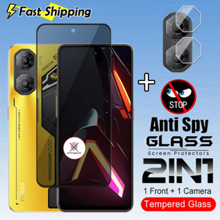 2in1 ความเป็นส่วนตัวป้องกันหน้าจอสําหรับ ZTE Nubia Neo 3 GT …
