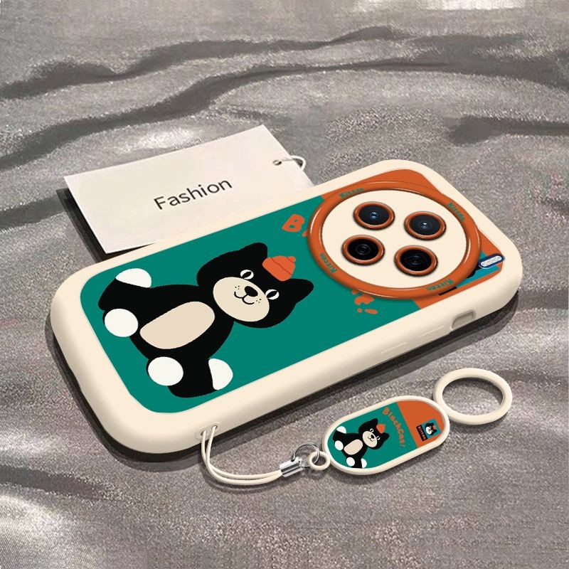 การ์ตูนน่ารักเหมาะสําหรับ vivoX200 Puff เคสโทรศัพท์ 200Pro รวมทุกอย่าง mini Shock-proof Soft เคสซิลิโคน