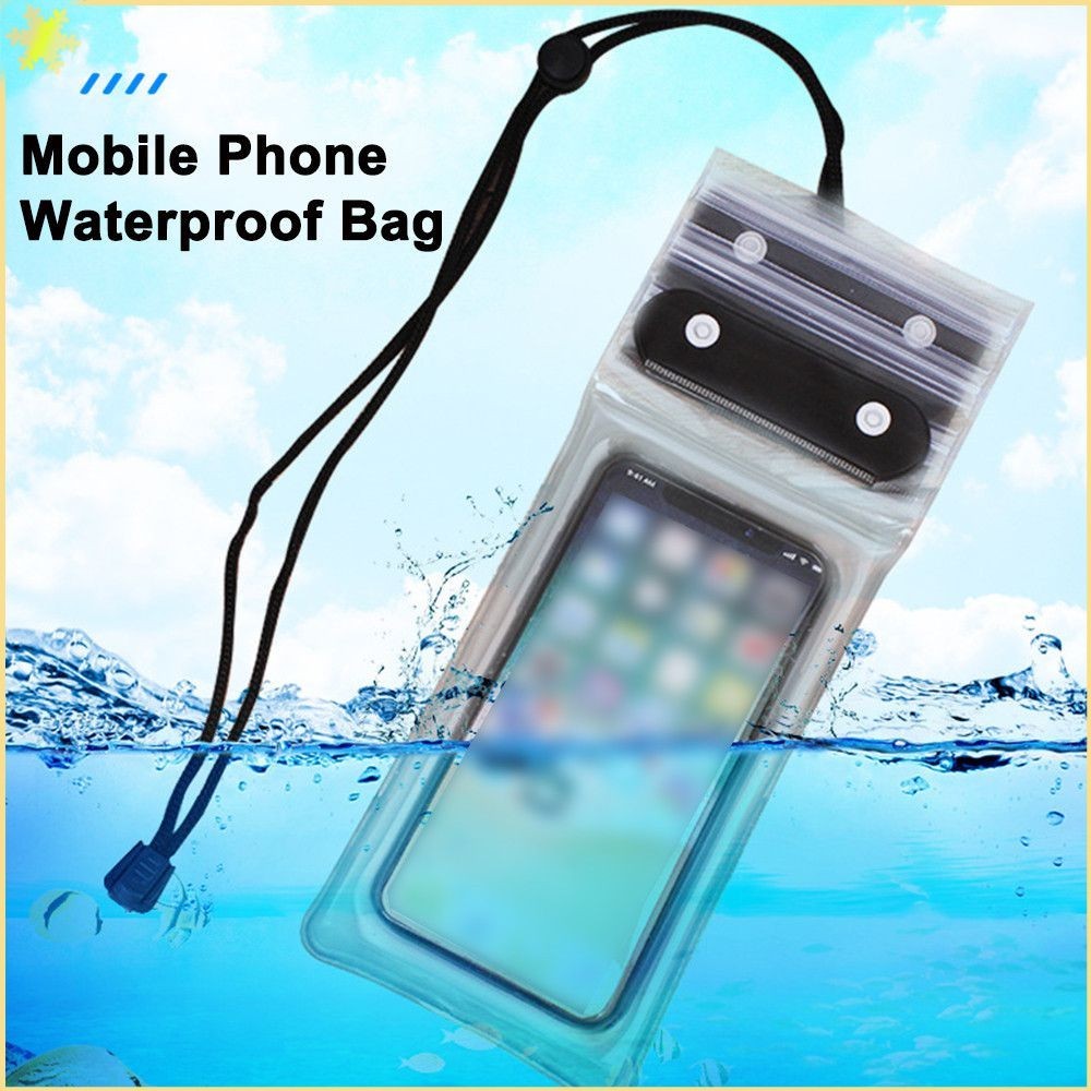[LBE] ถุงกันน้ำถุงลมนิรภัยสามพับหลายสีสำหรับโทรศัพท์มือถือสากลใสว่ายน้ำและดำน้ำปกป้องเชลล์