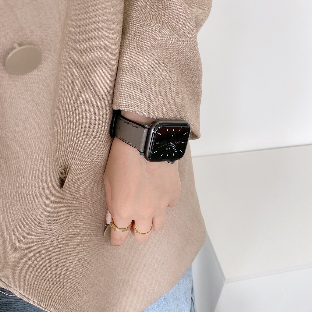 สายนาฬิกาข้อมือหนัง ซิลิโคน สําหรับ Huawei Samsung 22 มม. Apple Watch iwatch3456 Generation SE