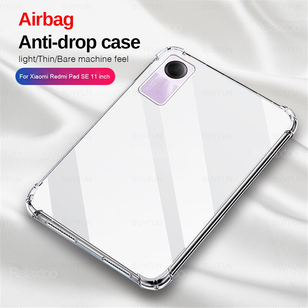 เคสโทรศัพท์ ซิลิโคนนิ่ม แบบใส กันกระแทก สําหรับ Xiaomi Redmi Pad SE 11 Xiaomi Pad 6 Pad 5 Pro Pad 6S Pro