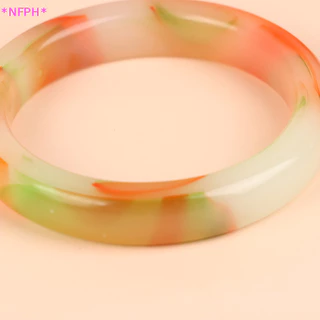 Nfph> หยกแท้ หยกธรรมชาติ สีเขียว หยก สร้อยข้อมือ กําไลข้อมือ สําหรับผู้หญิง ของขวัญ แฟนสาว ใหม่