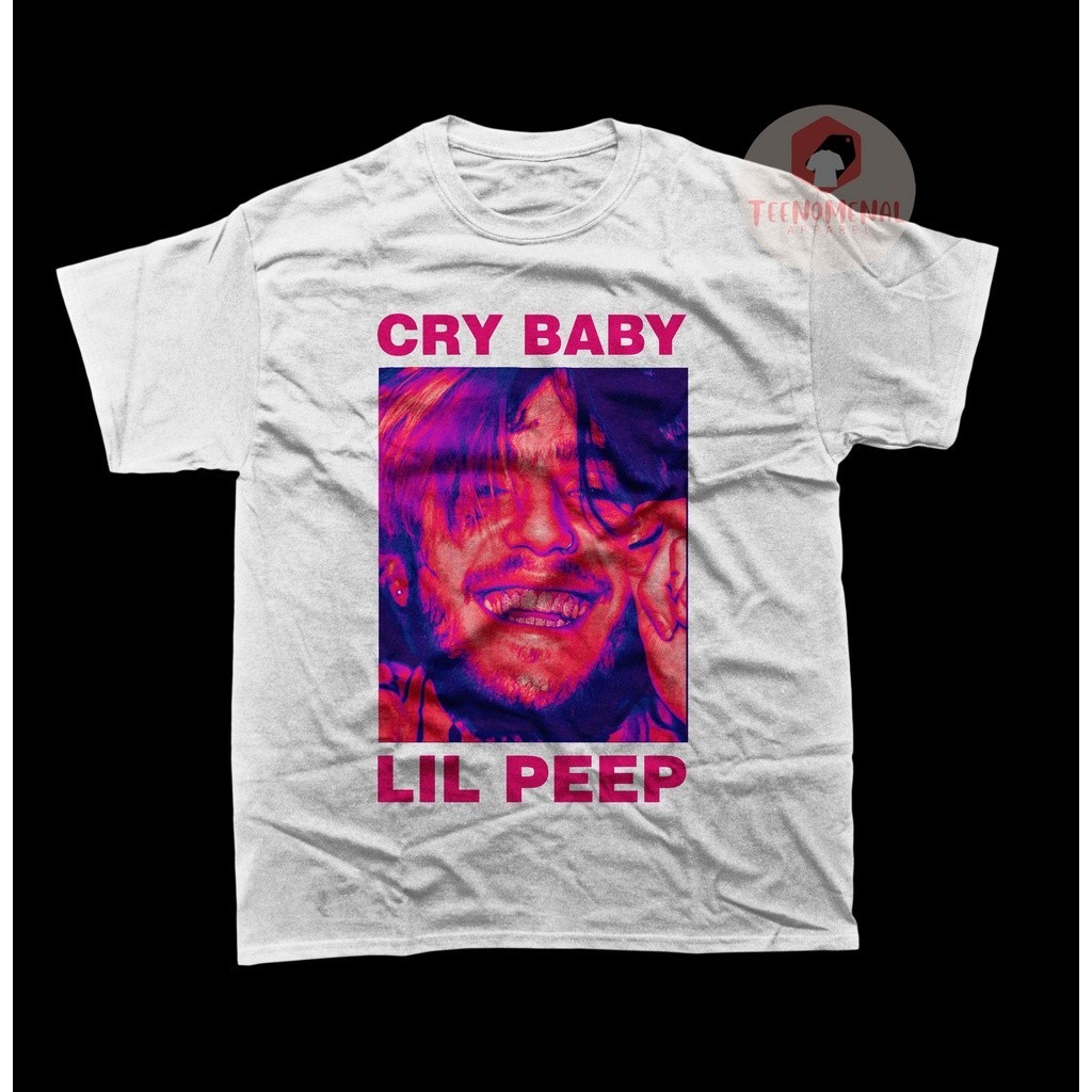 T-Shirtแฟชั่นใหม่ เสื้อยืด พิมพ์ลายกราฟฟิค Lil Peep Crybaby Album Tee Rap Music Artist เหมาะกับของขวัญ สําหรับผู้ชาย และ
