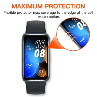 ฟิล์มไฮโดรเจลสําหรับ For Huawei band 11 / 11 Pro / 10 / 9 / 8 / 7 / 6 / 6 Pro ฟิล์มกันรอยแบบเต็มหน้าจอโค้งนุ่มสําหรับ Honor Band 9 7 6 ฟิล์มป้องกัน