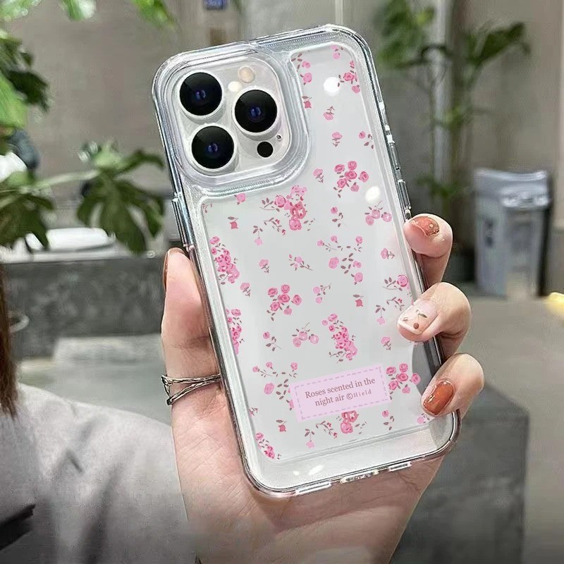 เคสโทรศัพท์มือถือนิ่ม แบบใส ลายดอกไม้น่ารัก สําหรับ Xiaomi Redmi Note 11 12 13 Pro Plus 5G Turbo 12S 11 11S 10 10S 9S Pro Redmi 12 13C 10C 12C ราคา ถูกที่สุด ดีลบีเคเค แกลเลอรีภาพที่ 5