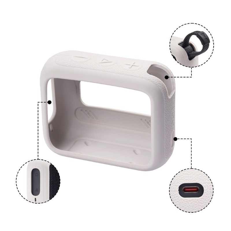 กีกี้ คลุมทั้งหมดหนาป้องกันกรณีปกคลุมสําหรับ ไป4 ลําโพงแขน