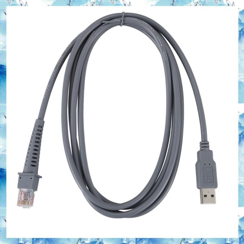 [ ] เครื่องสแกนบาร์โค้ด สายเคเบิล 7 ฟุต 2 เมตร LS4278 LS2208 2208AP 1 ชิ้น