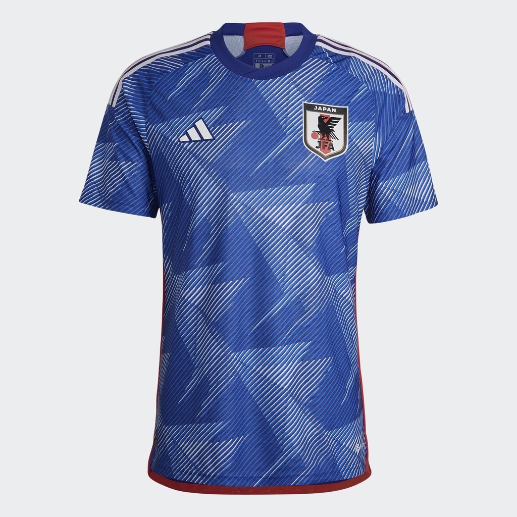 adidas ฟุตบอล เสื้อแข่งชุดเหย้า Japan 22 ผู้ชาย สีน้ำเงิน HF1851