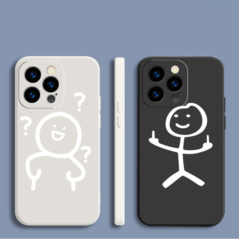 เคสโทรศัพท์มือถือนิ่ม กันตก ลาย Despise the stickman สําหรับ Realme 5 5i 5S 6 6i 6S 7 8 9 4G 10 10T 7i 8i 9i 2 3 X2 X3 X7 X50 pro Realme 10 pro+ 5G T109TB