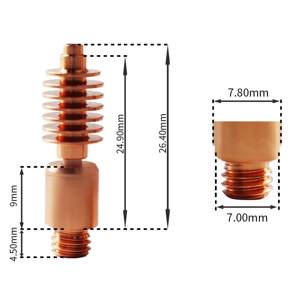 Dotbit Dragon Heatbreak V2.0 เซรามิค Core V6 คออุณหภูมิสูงทนต่อการสึกหรอสําหรับ GF CR Dragon Hotend 