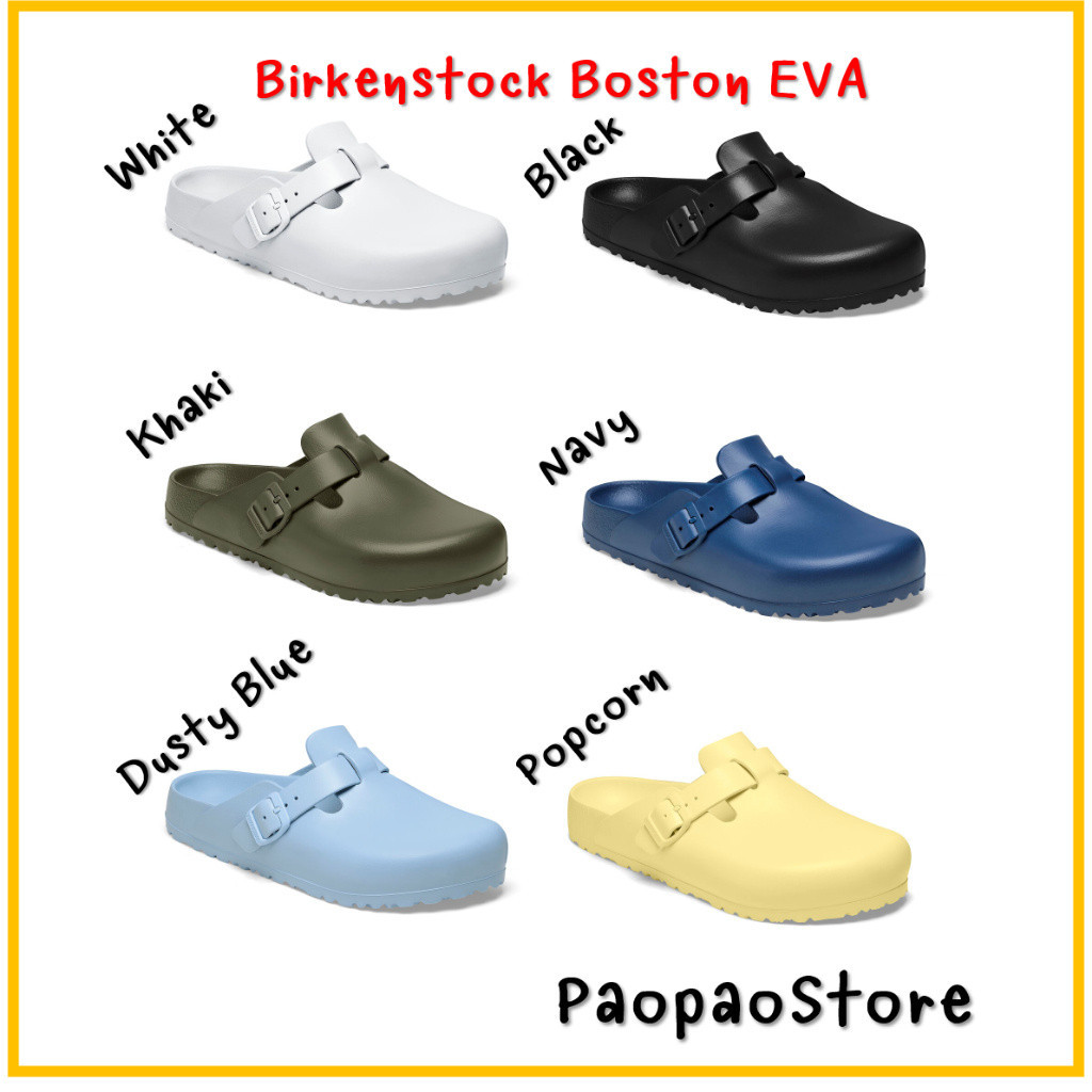 Preorder Birkenstock boston/arizona รองเท้าแตะ หัวเข็มขัดขนาดใหญ่